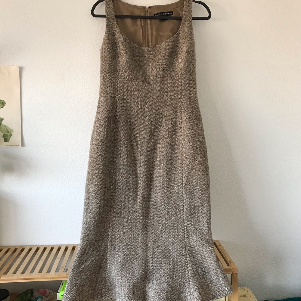 Ralph Lauren Tweed Sleeveless Dress